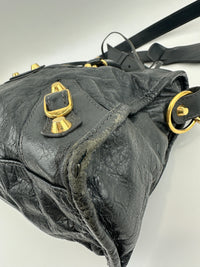 Balenciaga Classic Small City Gris Fossile Lambskin Leather