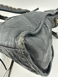 Balenciaga Classic Small City Gris Fossile Lambskin Leather