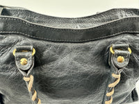 Balenciaga Classic Small City Gris Fossile Lambskin Leather