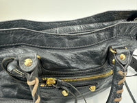 Balenciaga Classic Small City Gris Fossile Lambskin Leather