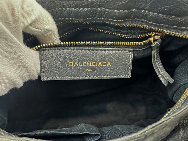 Balenciaga Classic Small City Gris Fossile Lambskin Leather