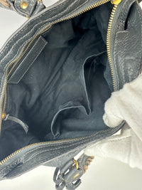 Balenciaga Classic Small City Gris Fossile Lambskin Leather