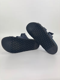 Suede Goatskin Chypre Sandals in Bleu Celeste - Size 38.5