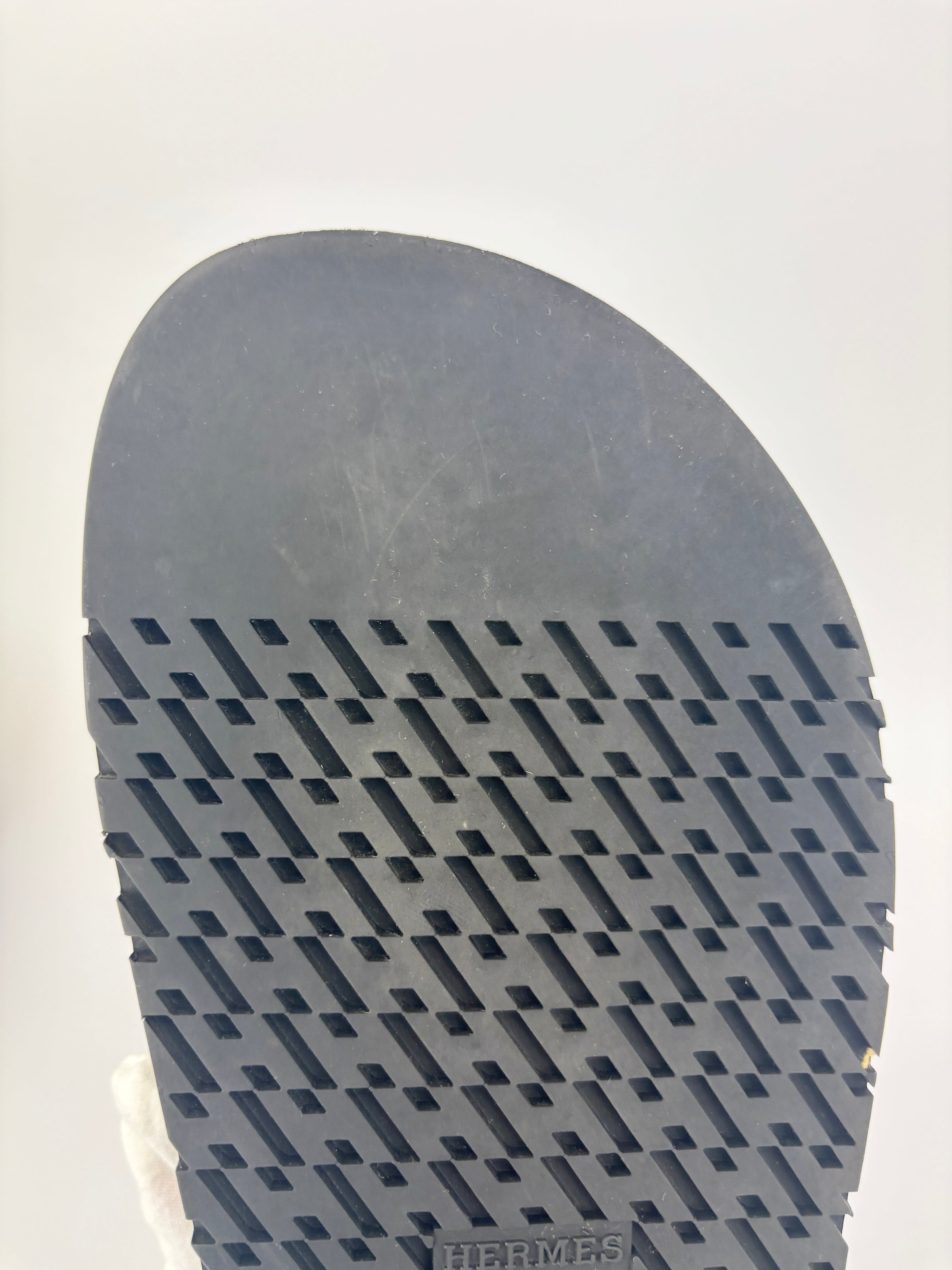 Suede Goatskin Chypre Sandals in Bleu Celeste - Size 38.5