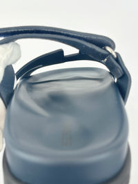 Suede Goatskin Chypre Sandals in Bleu Celeste - Size 38.5