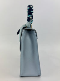 Light Blue S Metropolis Top Handle with Bandeau