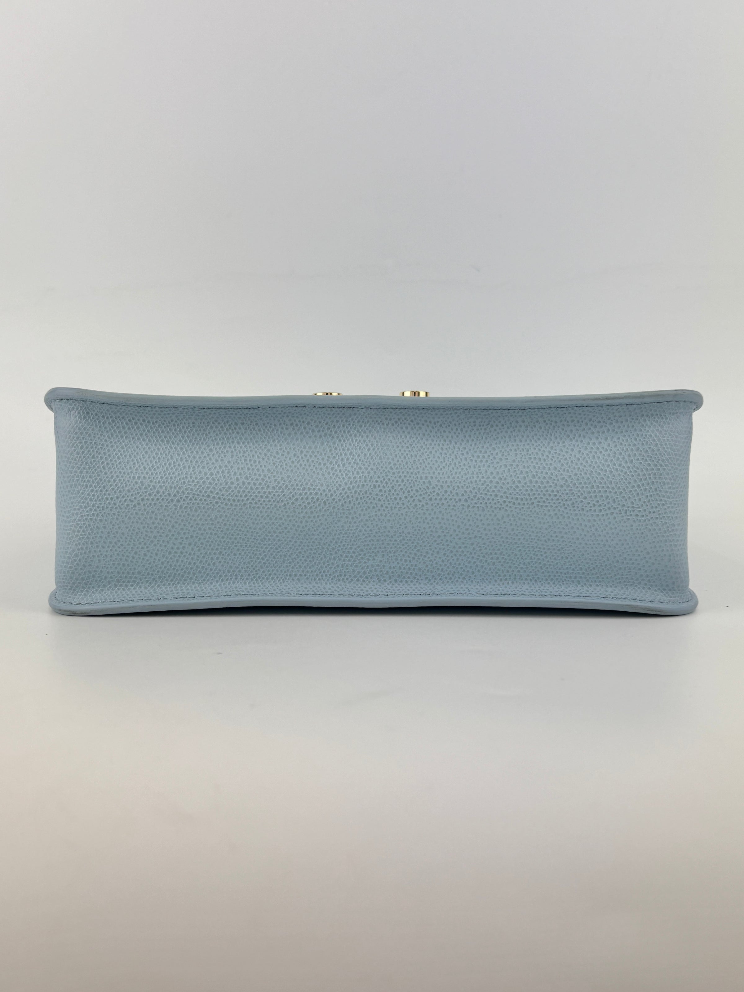 Light Blue S Metropolis Top Handle with Bandeau