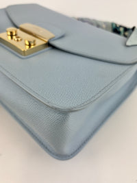 Light Blue S Metropolis Top Handle with Bandeau