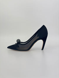 Surreal-D Pump in Black Mesh / Suede - Size 38