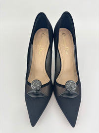 Surreal-D Pump in Black Mesh / Suede - Size 38