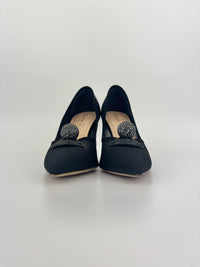 Surreal-D Pump in Black Mesh / Suede - Size 38