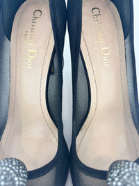 Surreal-D Pump in Black Mesh / Suede - Size 38