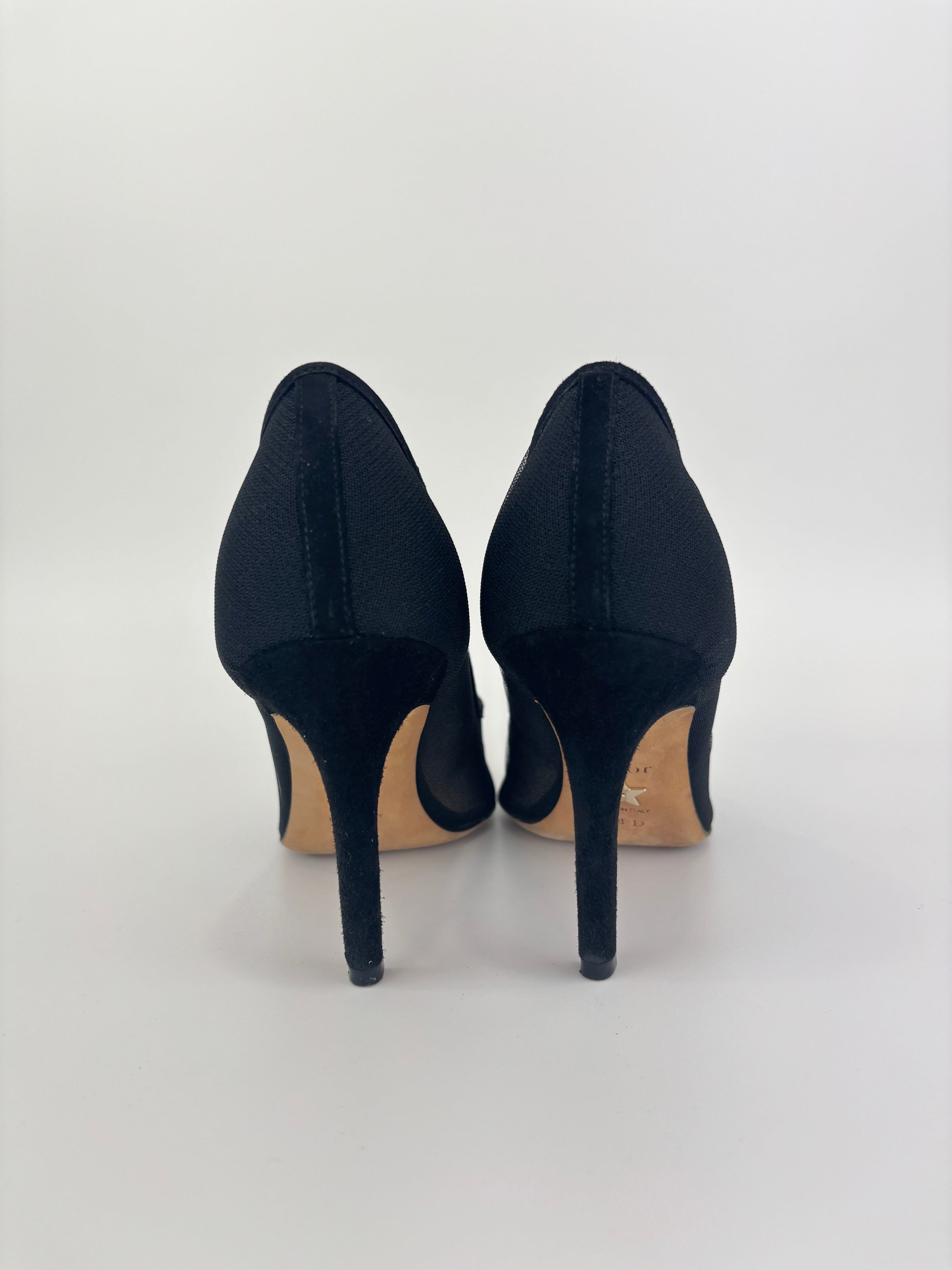 Surreal-D Pump in Black Mesh / Suede - Size 38