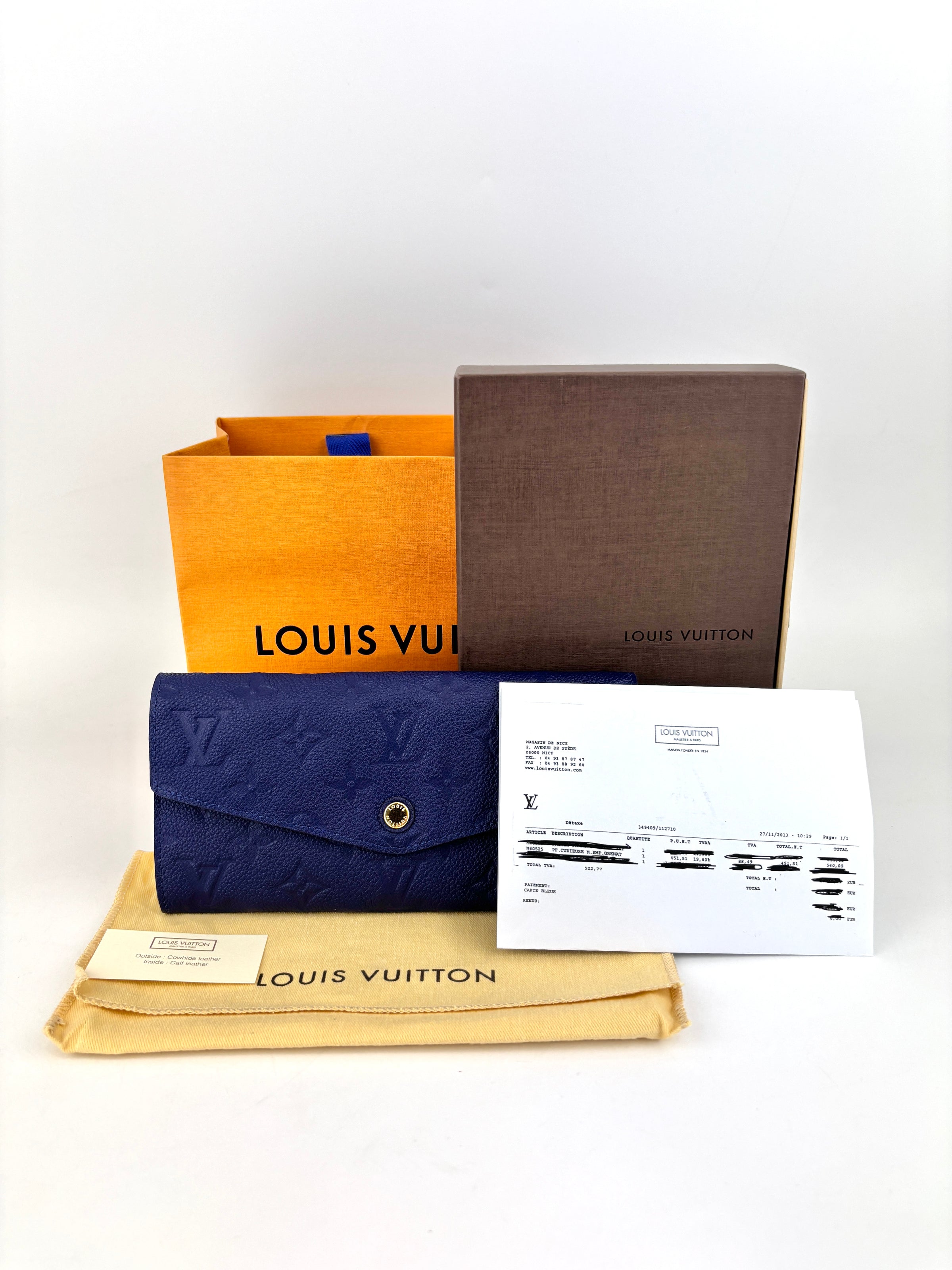 Celeste Monogram Empreinte Leather Curieus Wallet