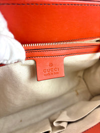 295403 Large Emily Guccissima Chain Shoulder Bag in Rust Orange - Glampot