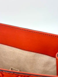 295403 Large Emily Guccissima Chain Shoulder Bag in Rust Orange - Glampot