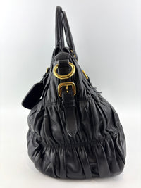 BN1336 Nero Nappa Gaufre Leather Tote
