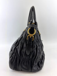 BN1336 Nero Nappa Gaufre Leather Tote