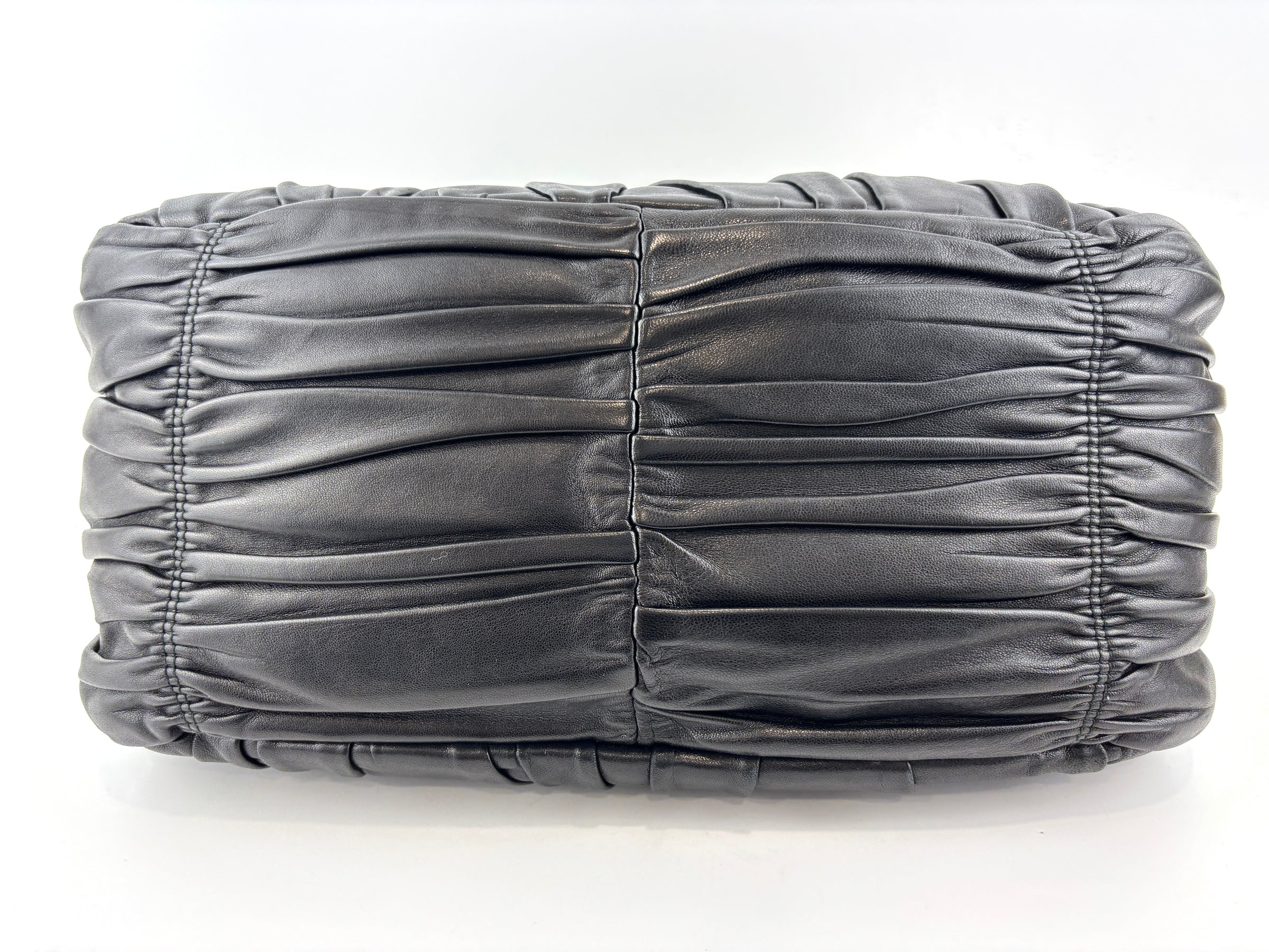 BN1336 Nero Nappa Gaufre Leather Tote