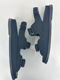 21C Dad Sandals in Black Fabric - Size 39