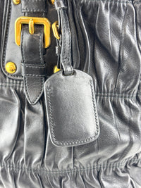 BN1336 Nero Nappa Gaufre Leather Tote
