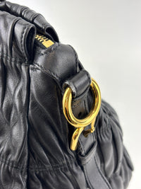 BN1336 Nero Nappa Gaufre Leather Tote