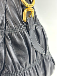 BN1336 Nero Nappa Gaufre Leather Tote