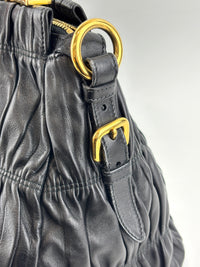 BN1336 Nero Nappa Gaufre Leather Tote