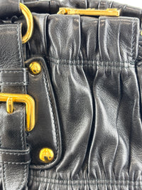 BN1336 Nero Nappa Gaufre Leather Tote