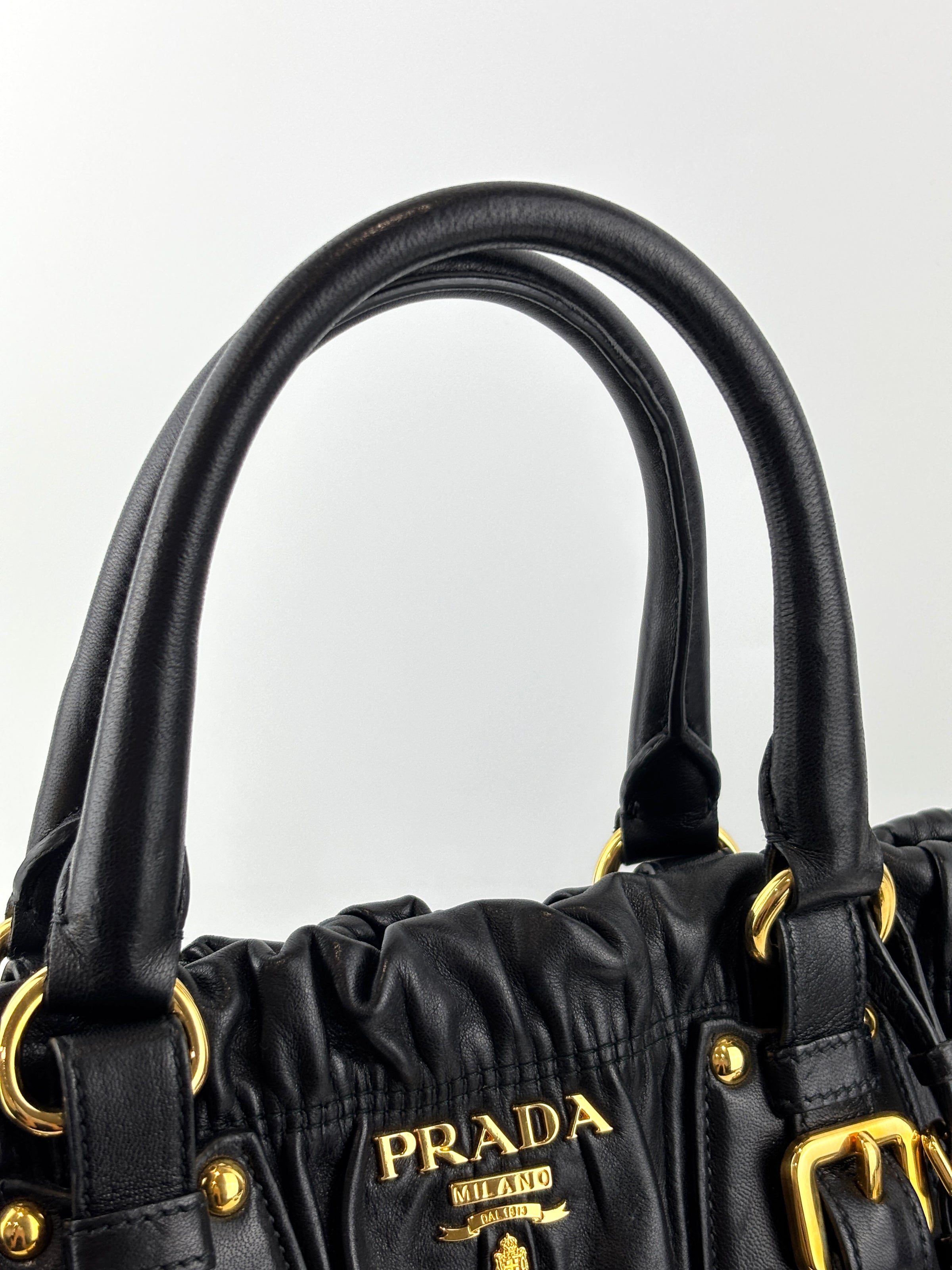 BN1336 Nero Nappa Gaufre Leather Tote