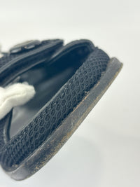 21C Dad Sandals in Black Fabric - Size 39