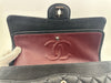 Medium Classic Double Flap Black Caviar SHW