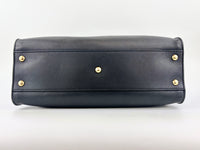 Fendi Peekaboo Soft Medium Black Leather Bag