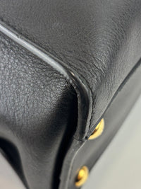 Fendi Peekaboo Soft Medium Black Leather Bag