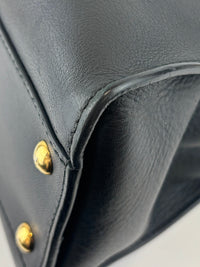 Fendi Peekaboo Soft Medium Black Leather Bag