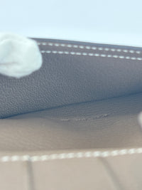 Béarn Soufflet Long Wallet Chèvre Mysore Etoupe GHW