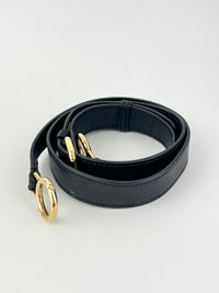 Fendi Peekaboo Soft Medium Black Leather Bag