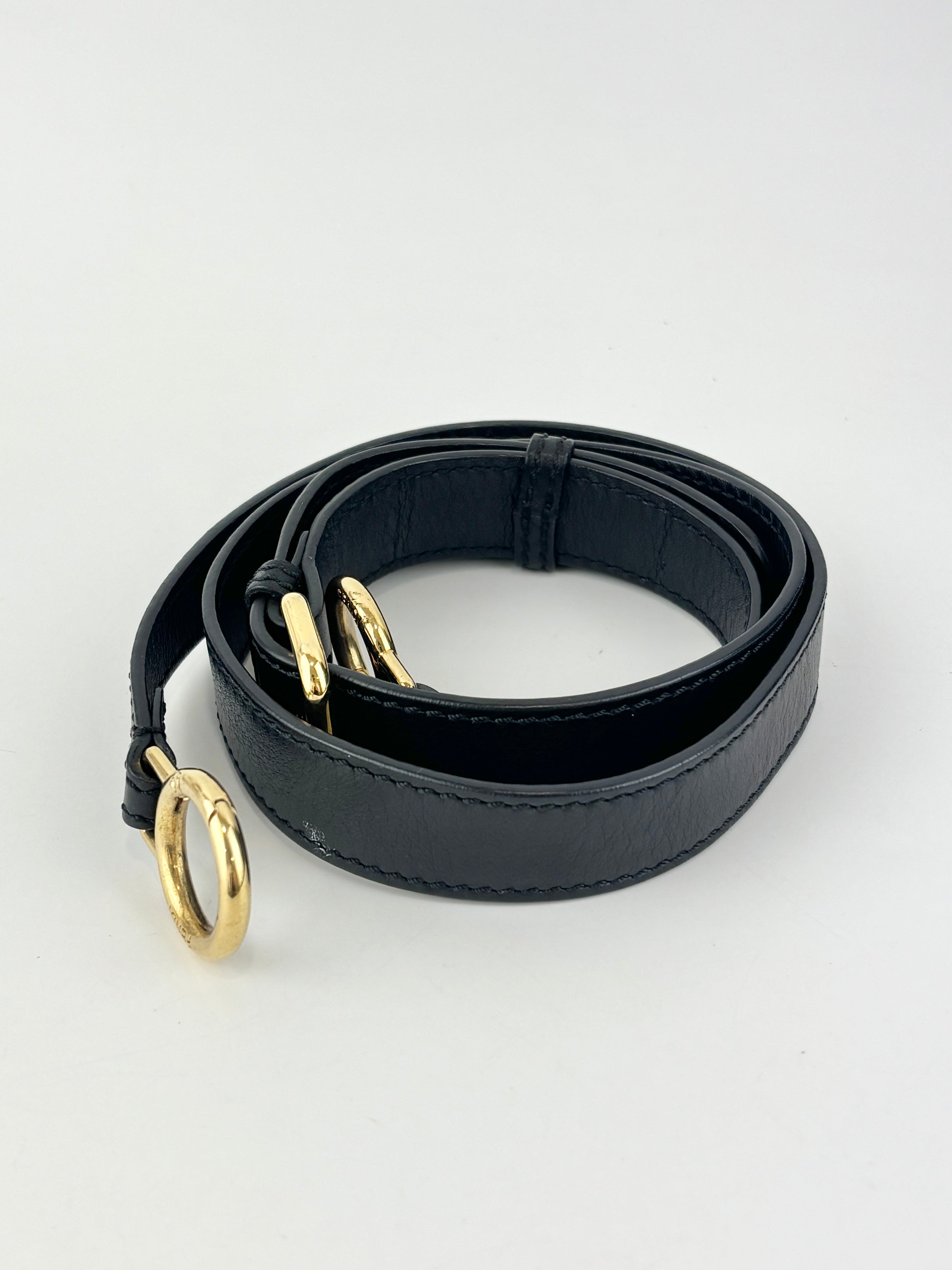 Fendi Peekaboo Soft Medium Black Leather Bag