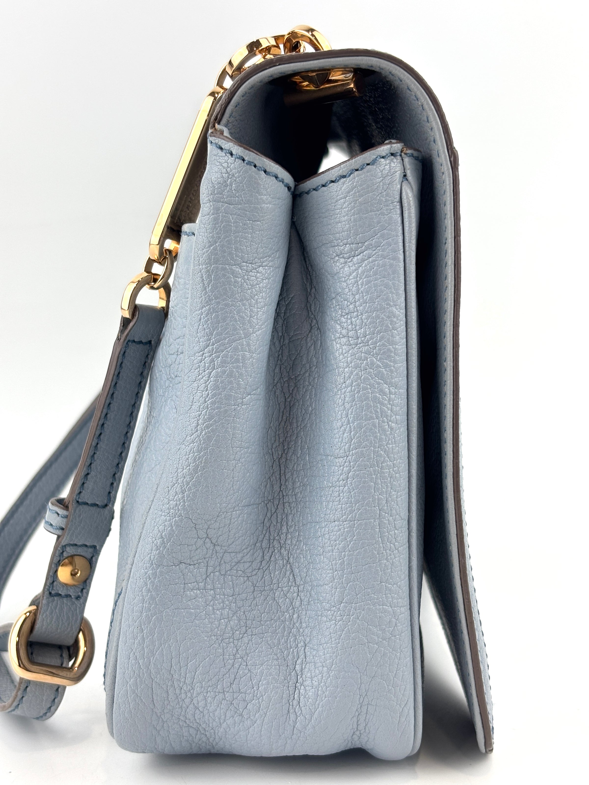 21B923 Bluette Branca Shoulder Bag