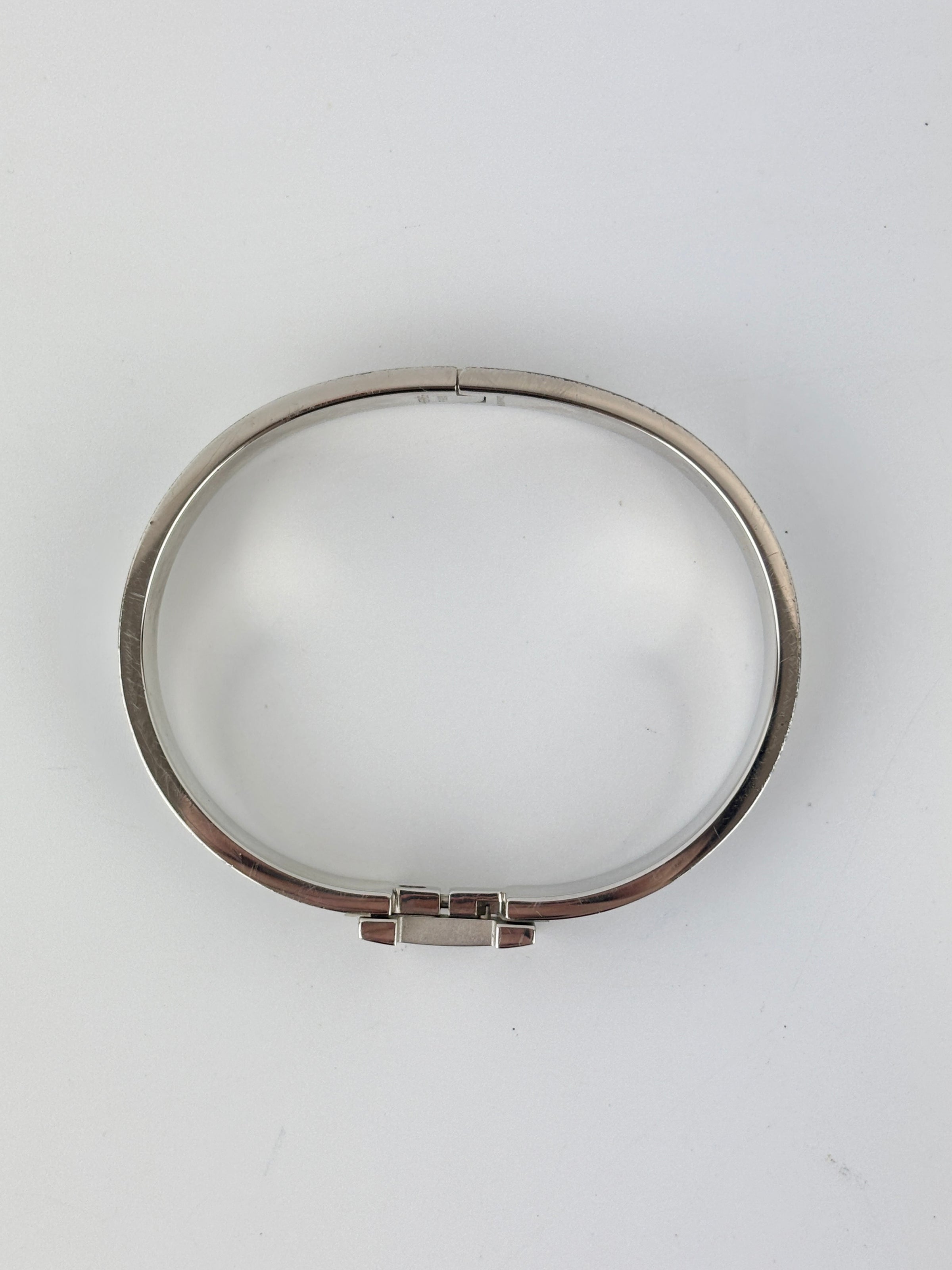 Clic HH Bracelet in Noir Mat PHW
