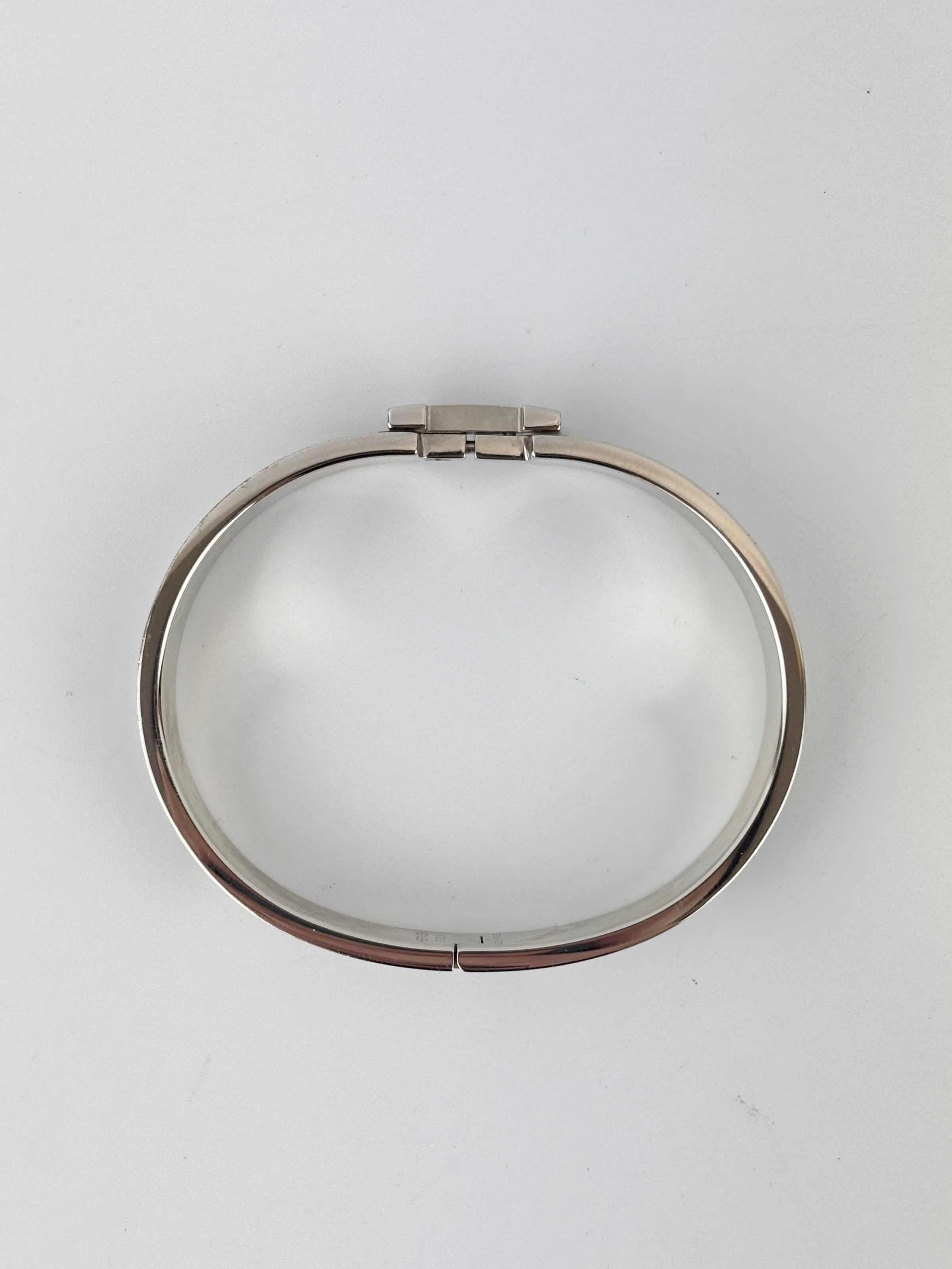 Clic HH Bracelet in Noir Mat PHW