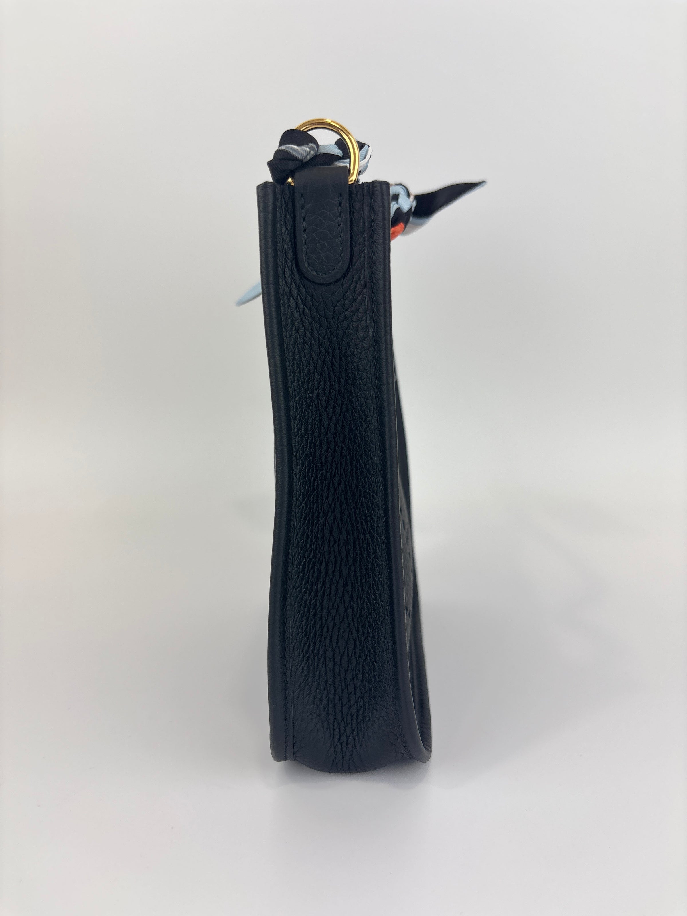 Mini Evelyne TPM 16 Noir Taurillon Clemence GHW