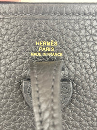 Mini Evelyne TPM 16 Noir Taurillon Clemence GHW