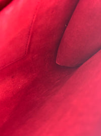 Saint Laurent Y-Ligne Clutch in Red Calfskin