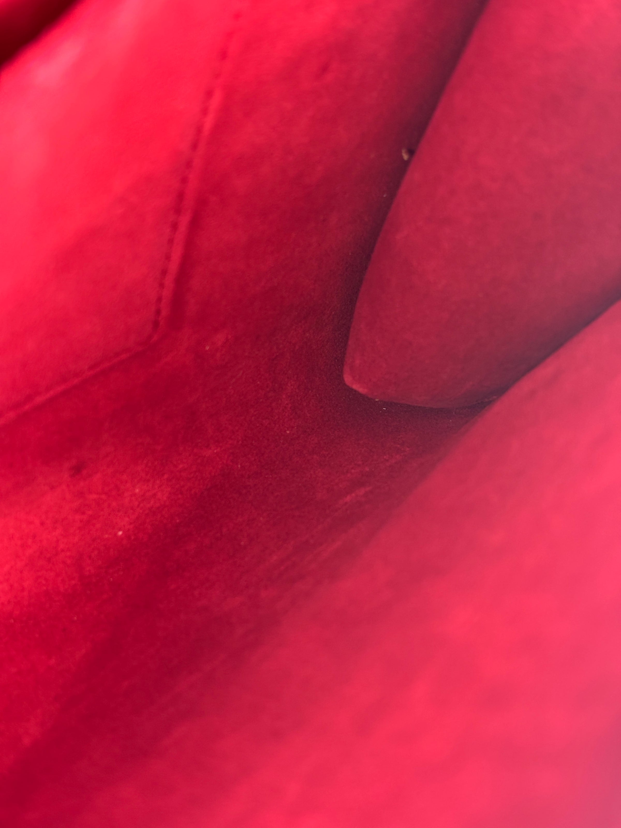 Saint Laurent Y-Ligne Clutch in Red Calfskin