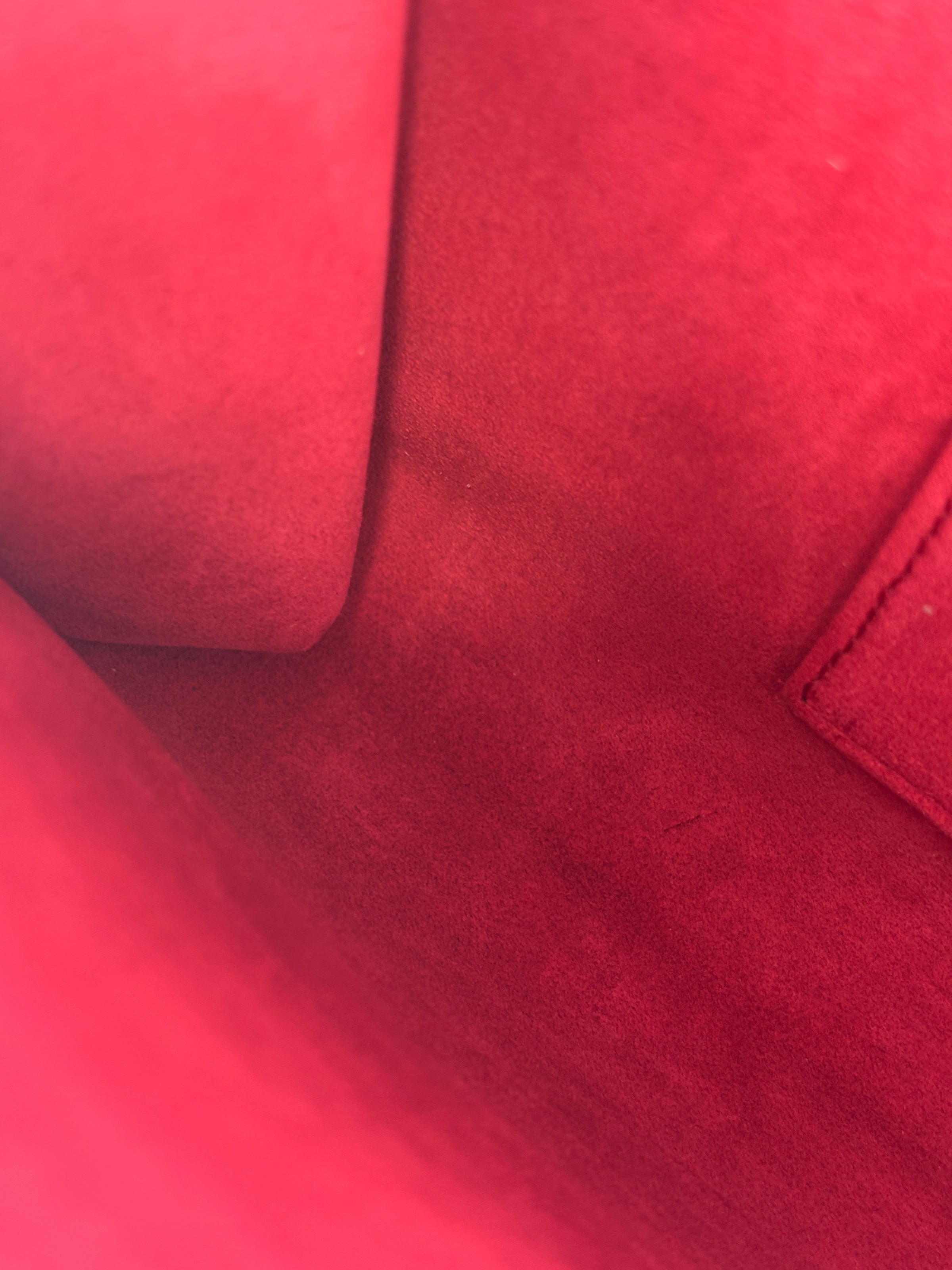 Saint Laurent Y-Ligne Clutch in Red Calfskin