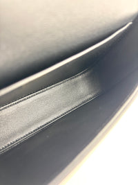 Chain Shoulder Bag Claude In Shiny Calfskin Black