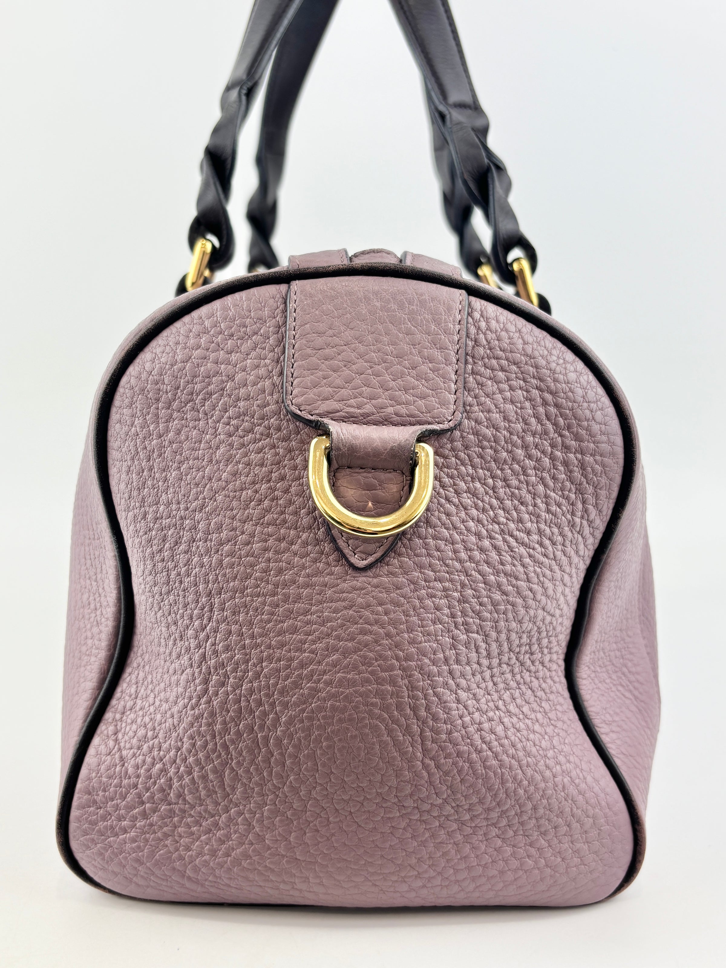 Loewe Fusta Satchel in Purple