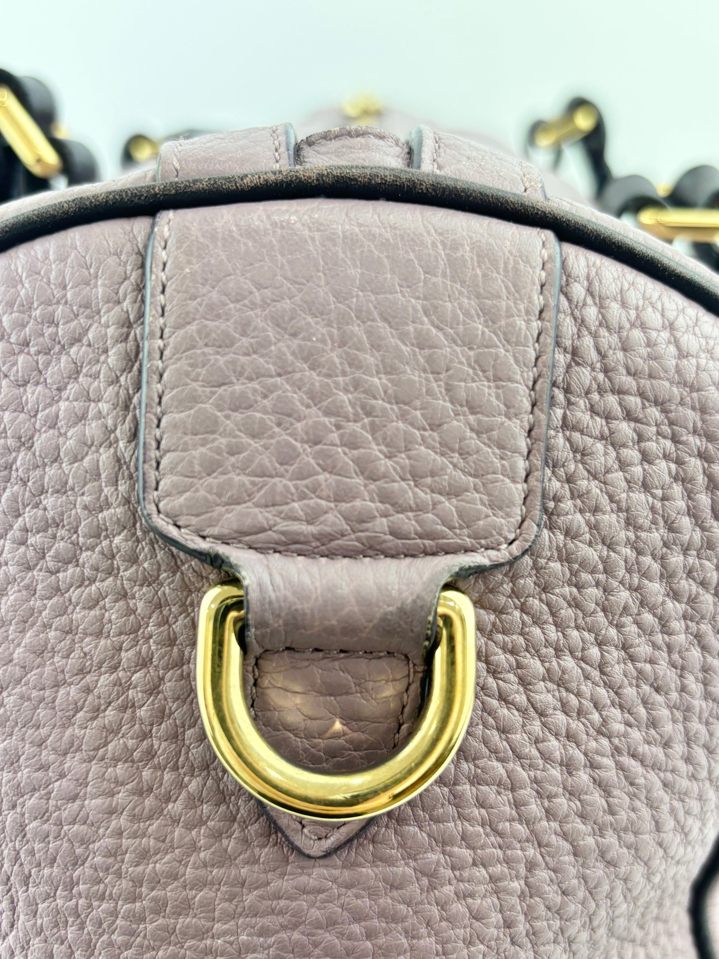 Loewe Fusta Satchel in Purple
