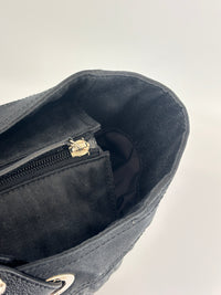 Paris-Biarritz Tote Black Quilted Nylon